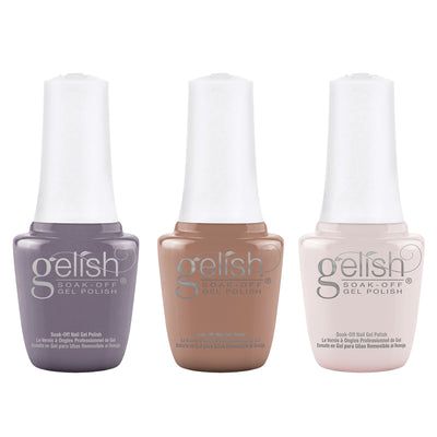 Gelish Fall Plaid Reputation Collection Soak Off Gel Nail Polish, 3Pk(Open Box)