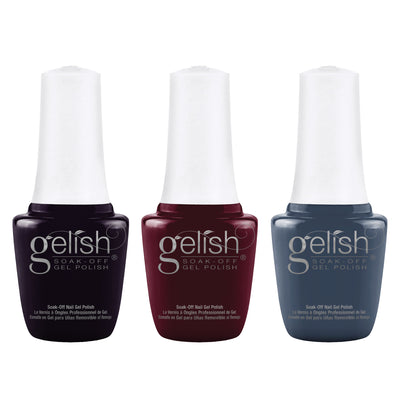 Gelish Plaid Reputation Collection Soak Off Gel Nail Polish, 3pk (Open Box)