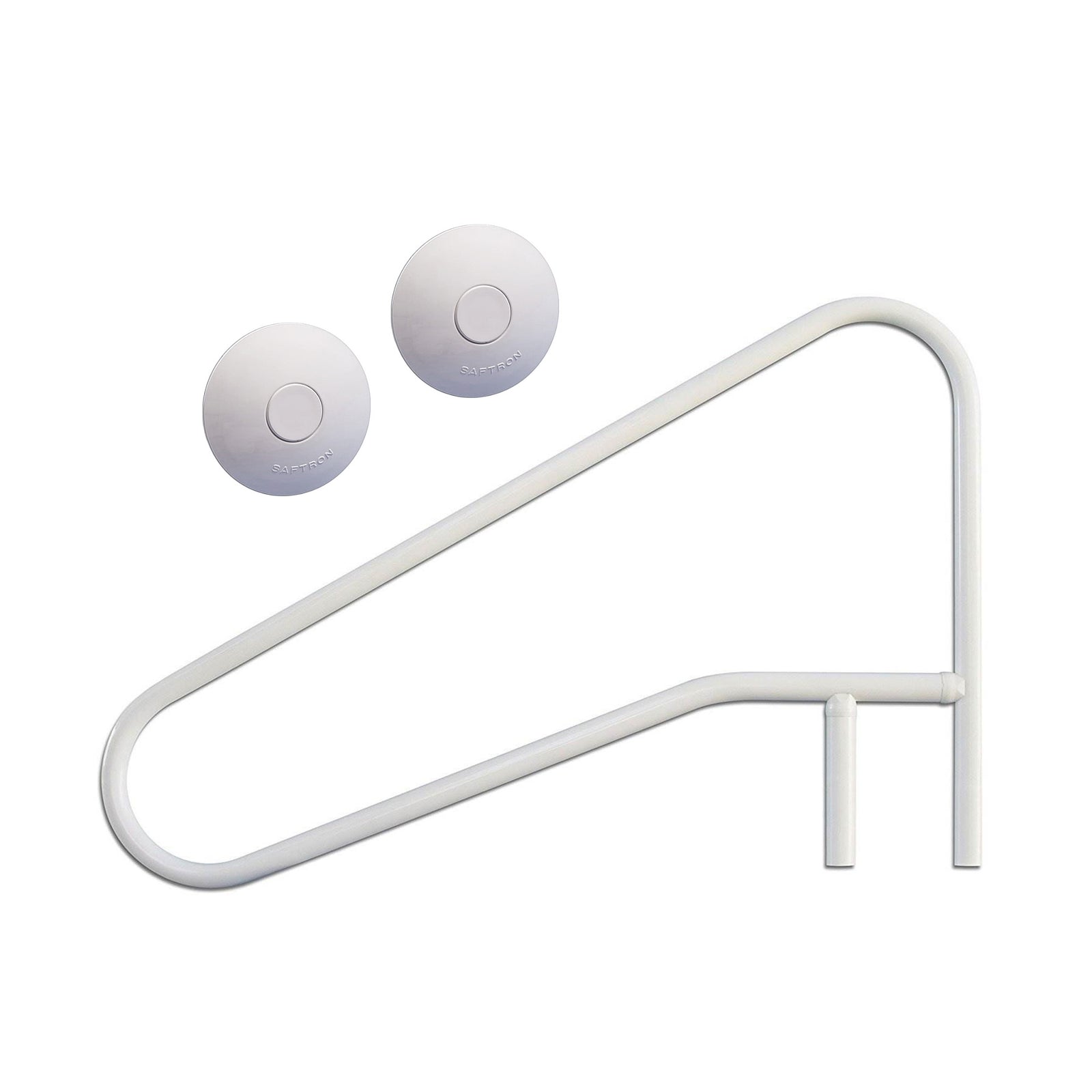 Saftron 3 Bend In Water Handrail & Ladder and Rail Anchor Socket Cover, 2 Pack - VMInnovations