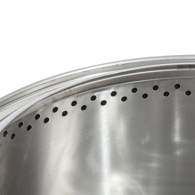Flame Engine 19" Circular Smokeless Fire Pit w/Carry Bag, 304 Stainless Steel - VMInnovations