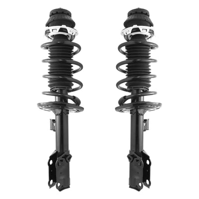 Unity Automotive Complete Front 2 Wheel Strut Kit Compatible with 2006-2008 Honda Fit Models, Black