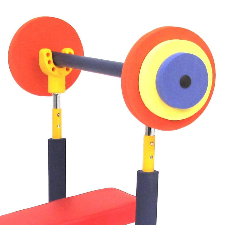 Fun & Fitness For Kids Children's Exercise Equipment Weight Lifting Bench Set - VMInnovations