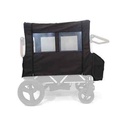 Keenz All Weather Wind Cover w/ Windows for 7S 4 Rider Wagon Stroller (Open Box)
