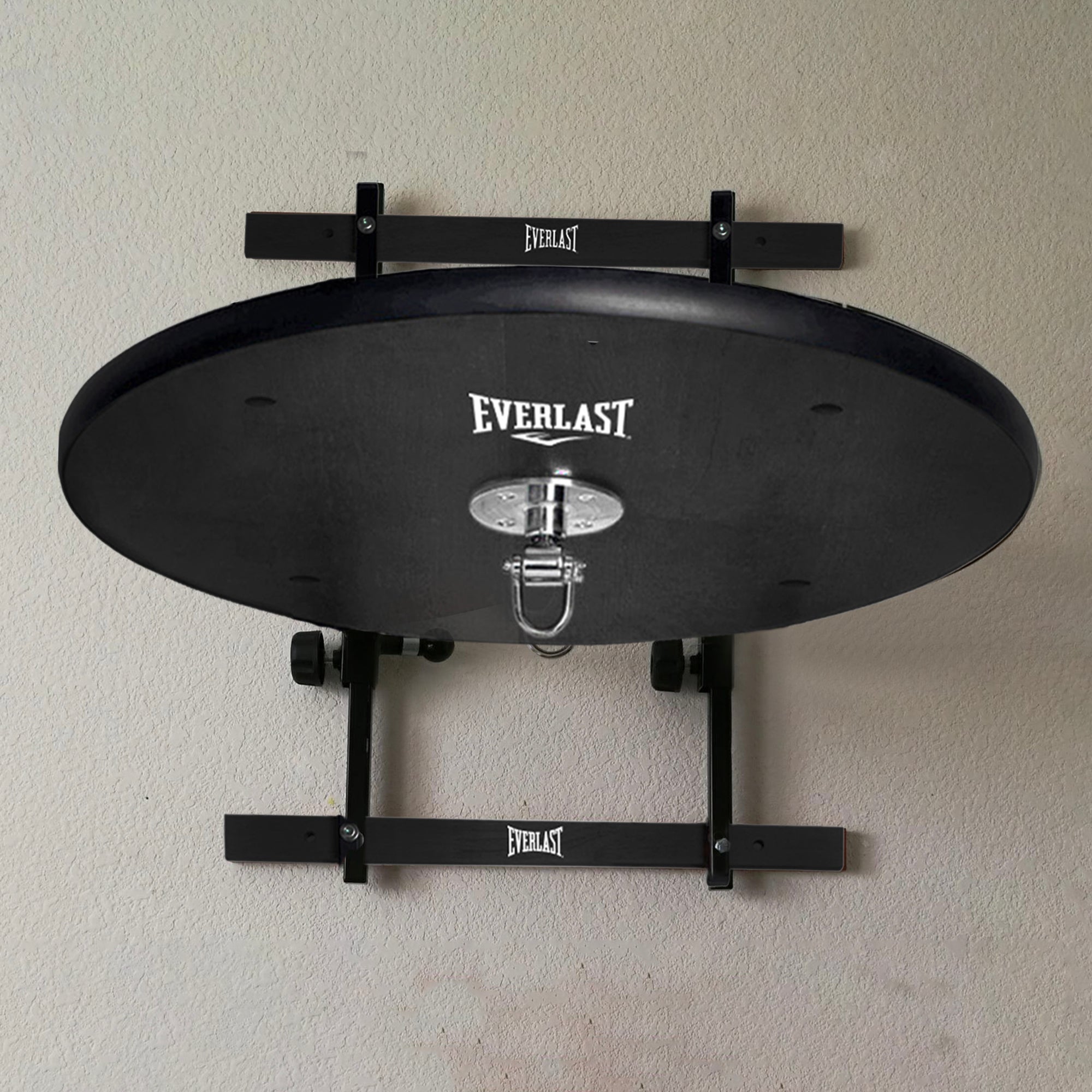 Adjustable Wooden Swiveling Speed Bag Platform with Full Rubber Edge (Used) - VMInnovations