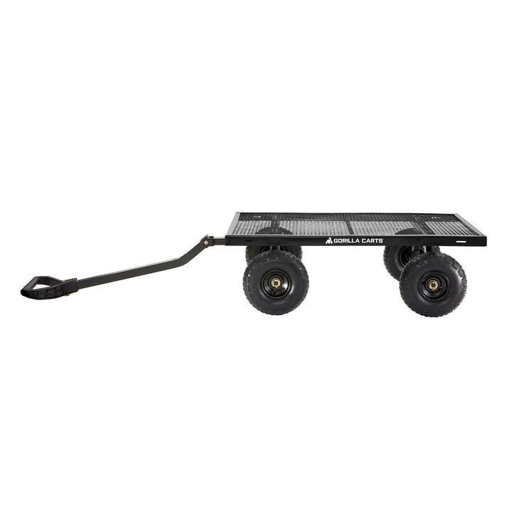Gorilla Cart Heavy Duty Steel Utility Wagon Cart, Gray, 900 lb. Capacity (Used) - VMInnovations