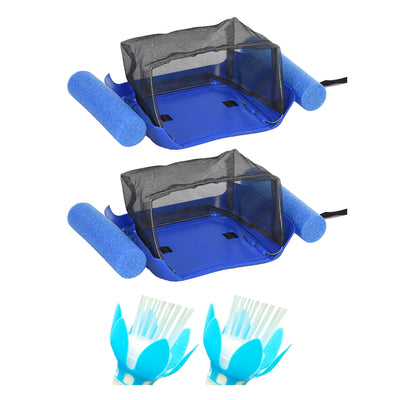 Pool Minder Zak the Pool Minder Skimmer, 2 Pack & Magic Pool Fountain, 2 Pack