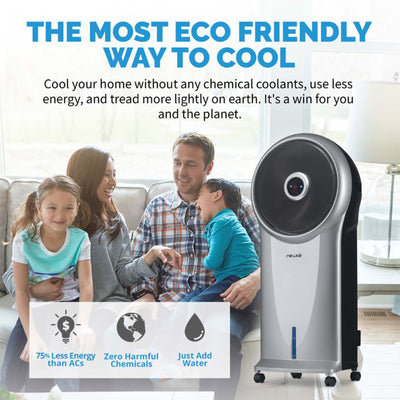 NewAir Evaporative Portable 3 Speed Cooler Fan w/Removable Water Tank (Open Box)