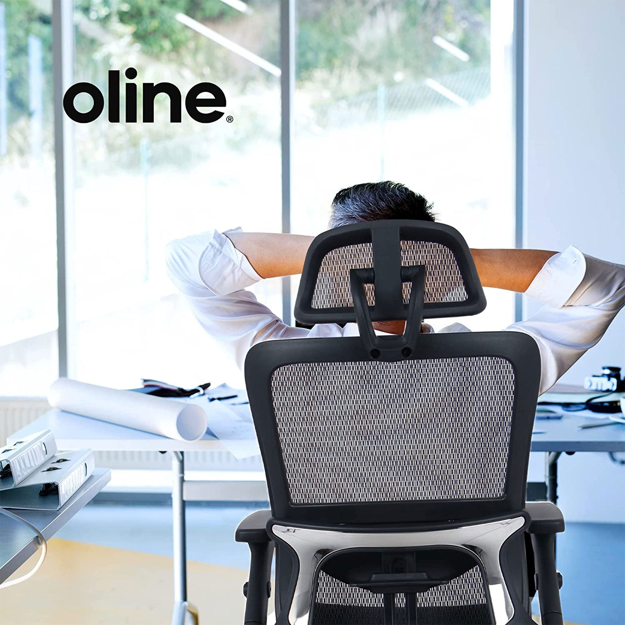Oline ErgoMax Ergonomic Swivel Office Chair w/ Lumbar Support (For Parts) - VMInnovations