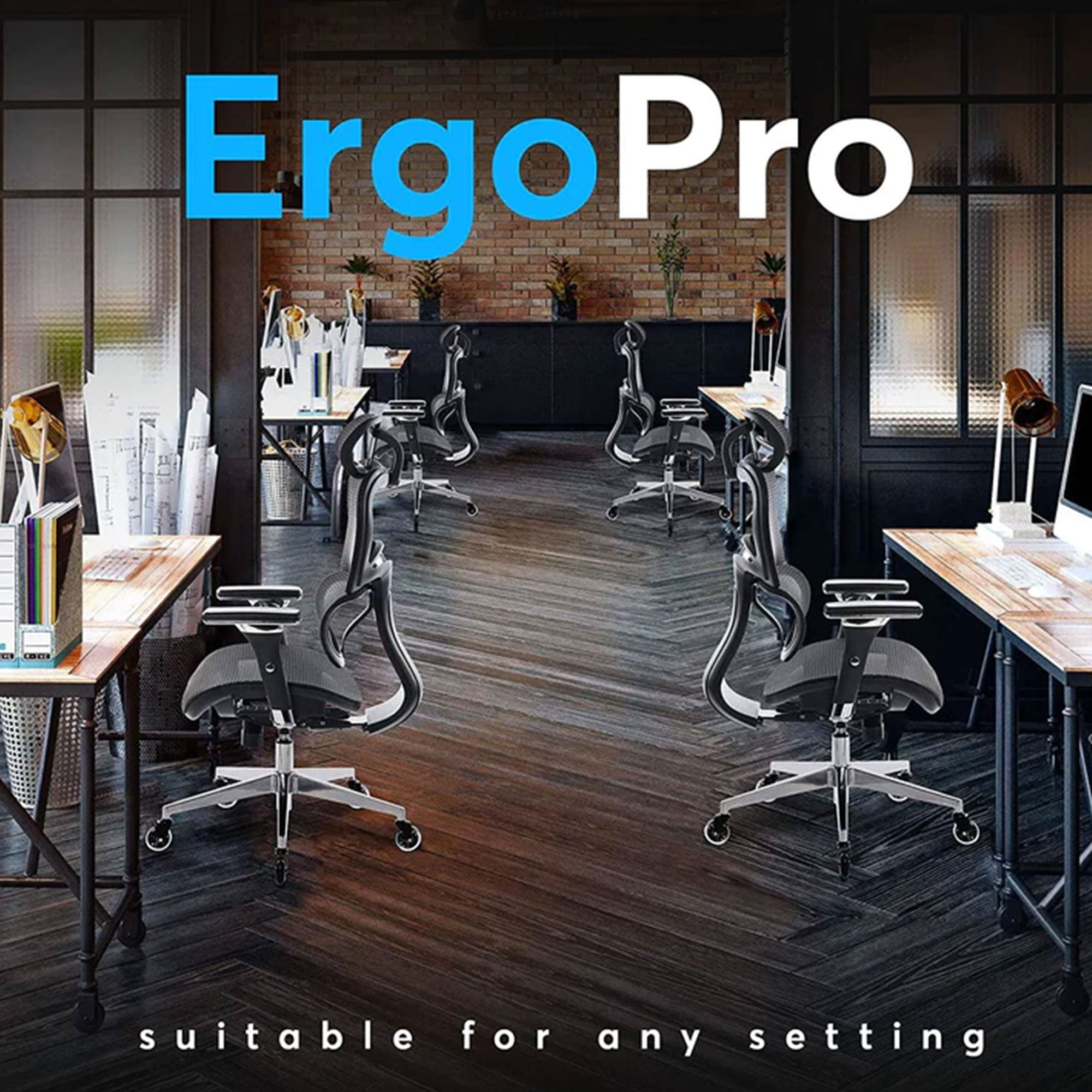 Oline ErgoPro Ergonomic Office Chair with Breathable Mesh Material (Open Box) - VMInnovations