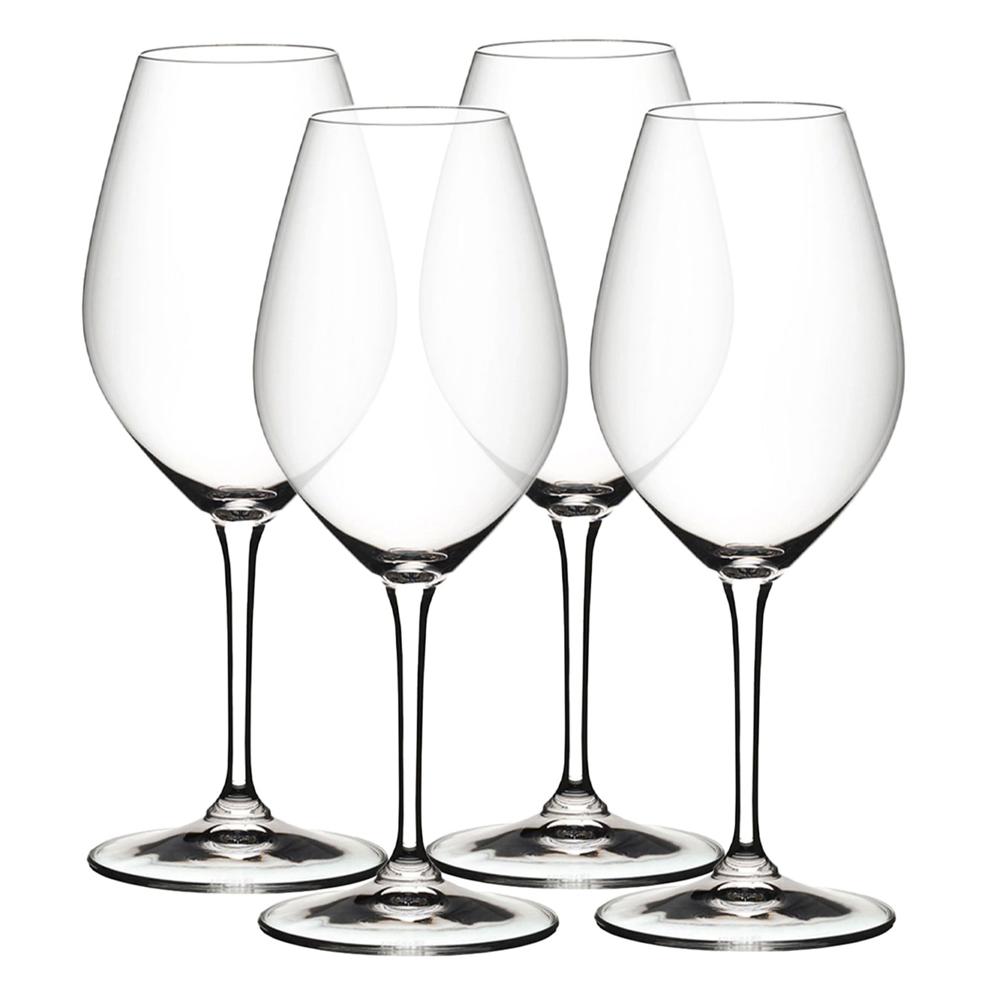 Riedel Classic 34.25 Oz Merlot Red Wine Decanter with Stemmed Glasses, 4 Pieces