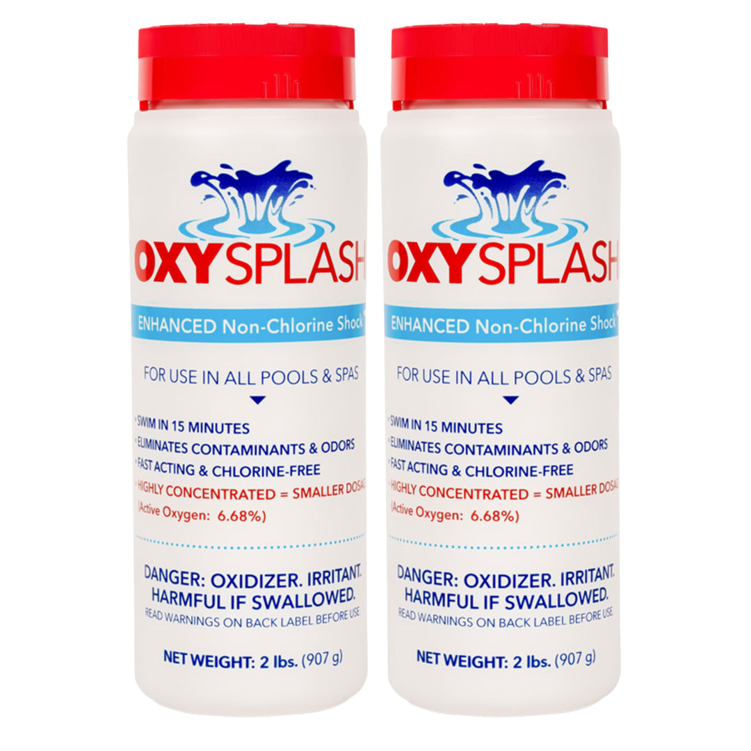 API OXSP2 Oxy Splash Swimming Pool Water Treatment Blend, 2 Pounds (2 Pack)