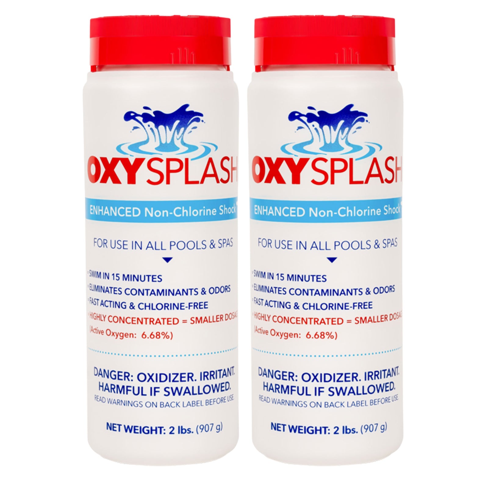 API OXSP2 Oxy Splash Swimming Pool Water Treatment Blend, 2 Pounds (2 Pack) - VMInnovations