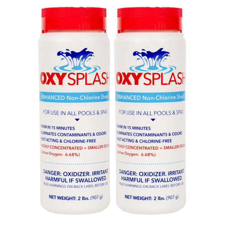 API OXSP2 Oxy Splash Swimming Pool Water Treatment Blend, 2 Pounds (2 Pack)