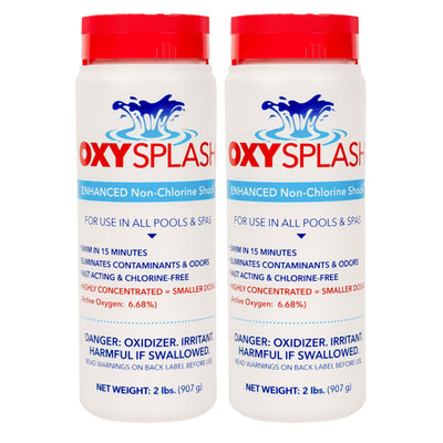 API OXSP2 Oxy Splash Swimming Pool Water Treatment Blend, 2 Pounds (2 Pack)