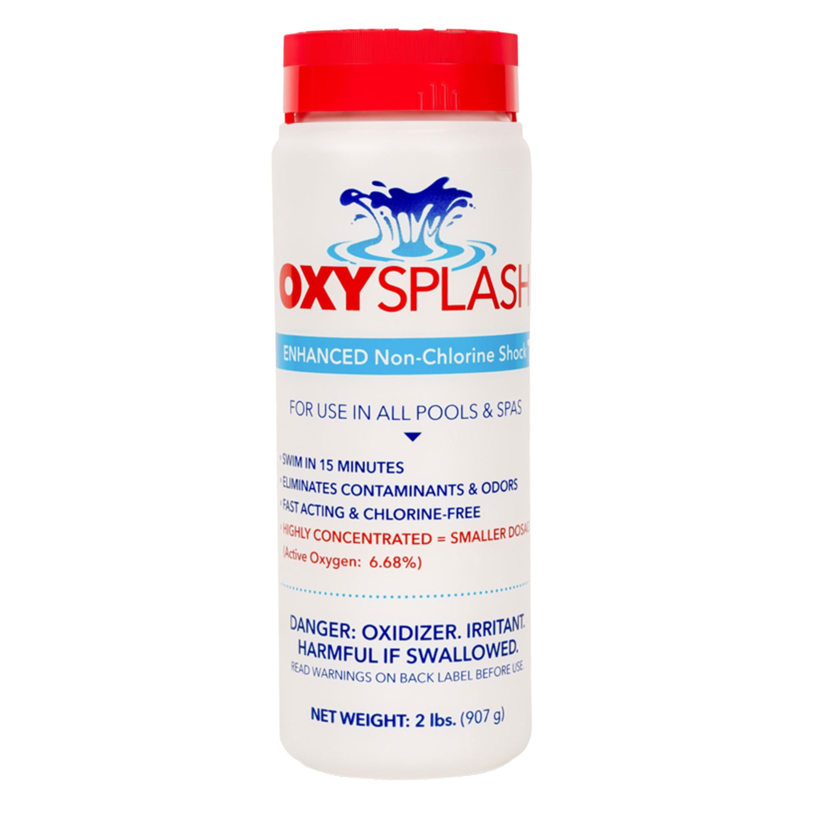 API OXSP2 Oxy Splash Swimming Pool Water Treatment Blend, 2 Pounds (4 Pack) - VMInnovations