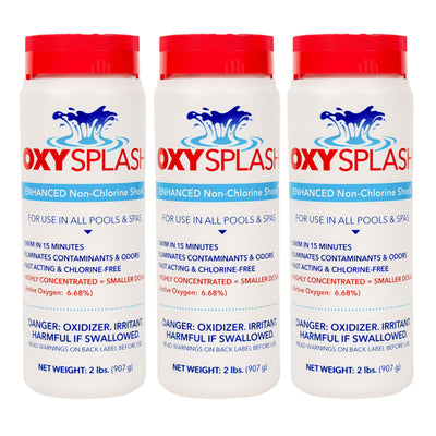 API OXSP2 Oxy Splash Swimming Pool Water Treatment Blend, 2 Pounds (3 Pack)