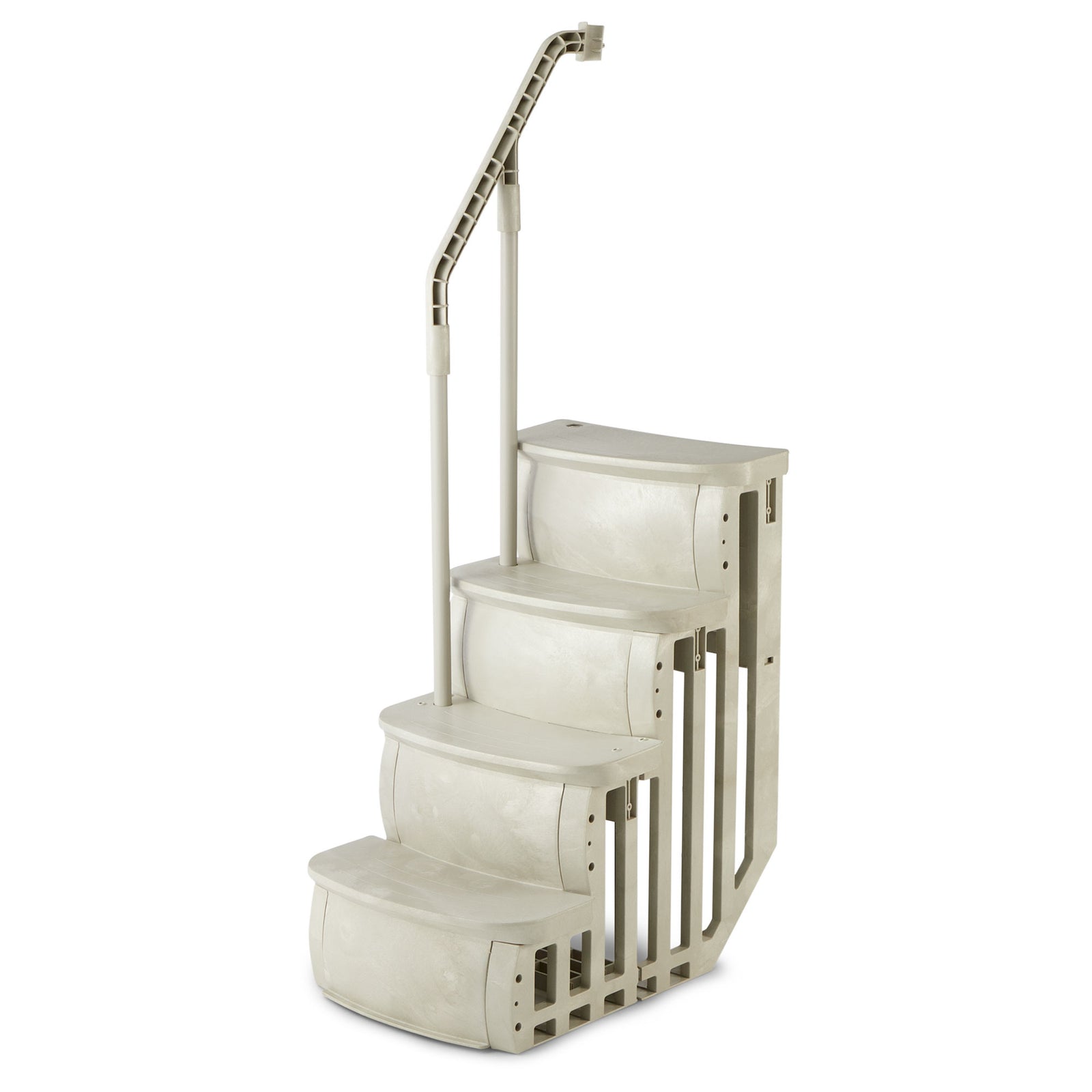 Main Access Smart Step 24" Wide Swimming Pool Entrance w/ Hand Rail, Taupe(USED) - VMInnovations