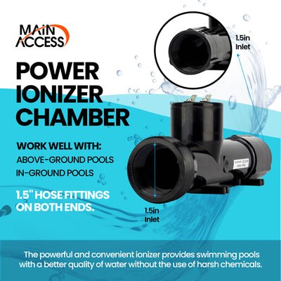 Main Access Power Ionizer Replacement Chamber for Pool Treatment System (Used) - VMInnovations