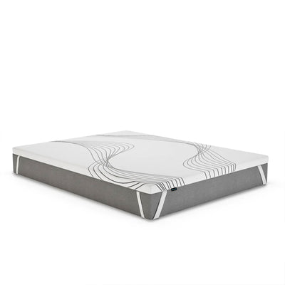 Flippable 3in Thick Carbon Memory Foam Mattress Topper w/ Cover  (Open Box)
