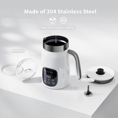 Maestri House Large Capacity Smart Adjustable Integrated Milk Frother Pot (Used) - VMInnovations