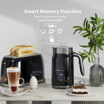 Maestri House Lrg Capacity Smart Adjustable Integrated Milk Frother , Blk(Used) - VMInnovations