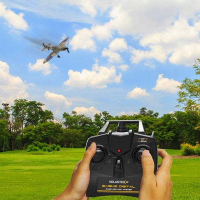 4-CH Spitfire One Key Remote Control Airplane with Xpilot Stabilizer (Used) - VMInnovations