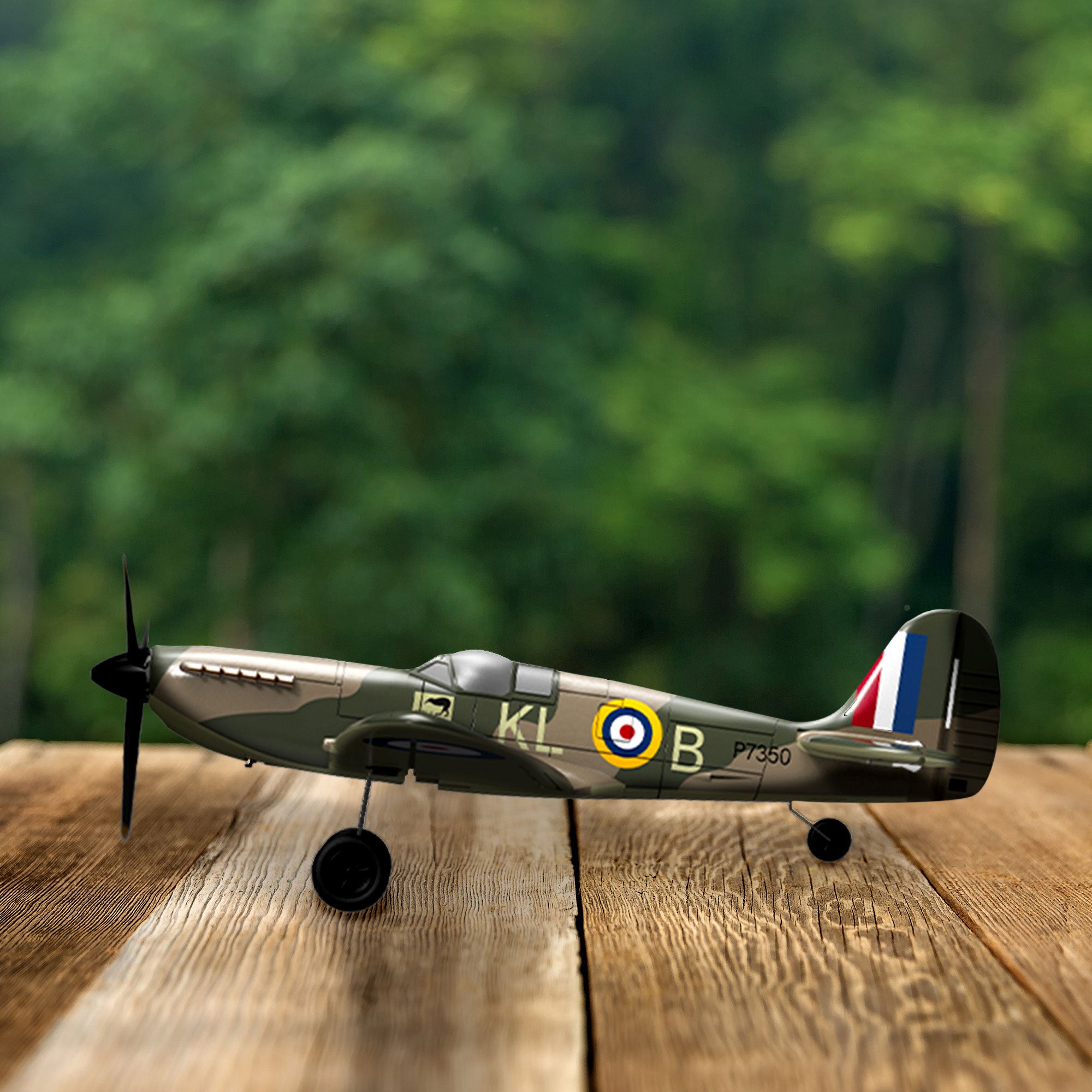 4-CH Spitfire One Key Remote Control Airplane with Xpilot Stabilizer (Used) - VMInnovations