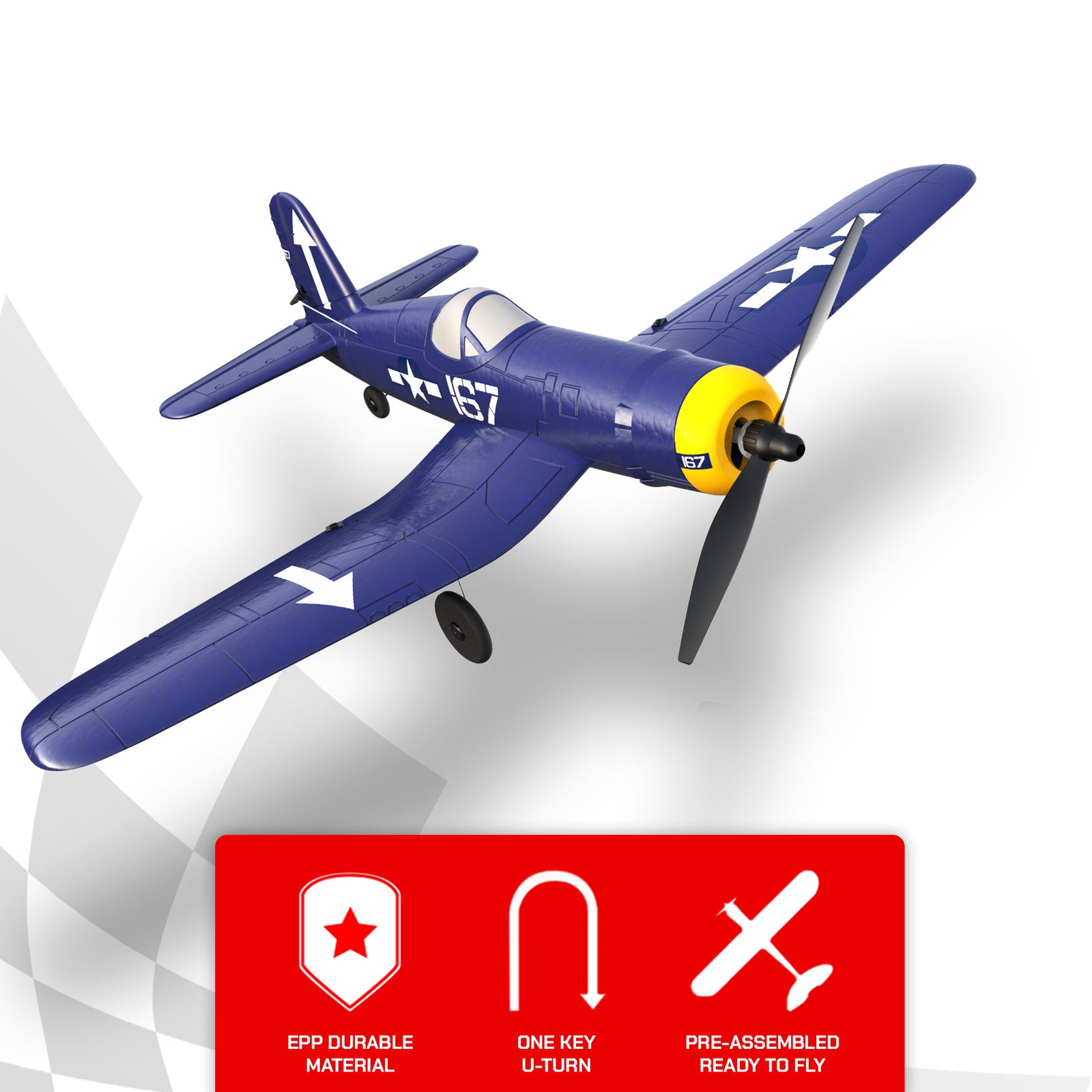 VOLANTEXRC One Key Turn Remote Control Airplane w/ Xpilot Stabilizer (Used) - VMInnovations
