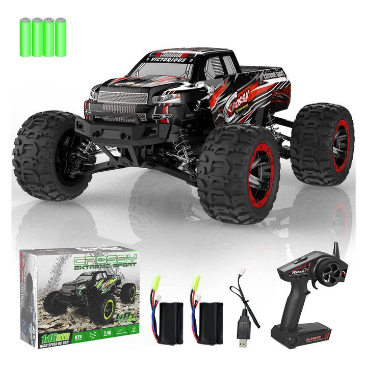 1:16 Ratio Scale Waterproof Remote Control All Terrain Monster Truck (Open Box) - VMInnovations