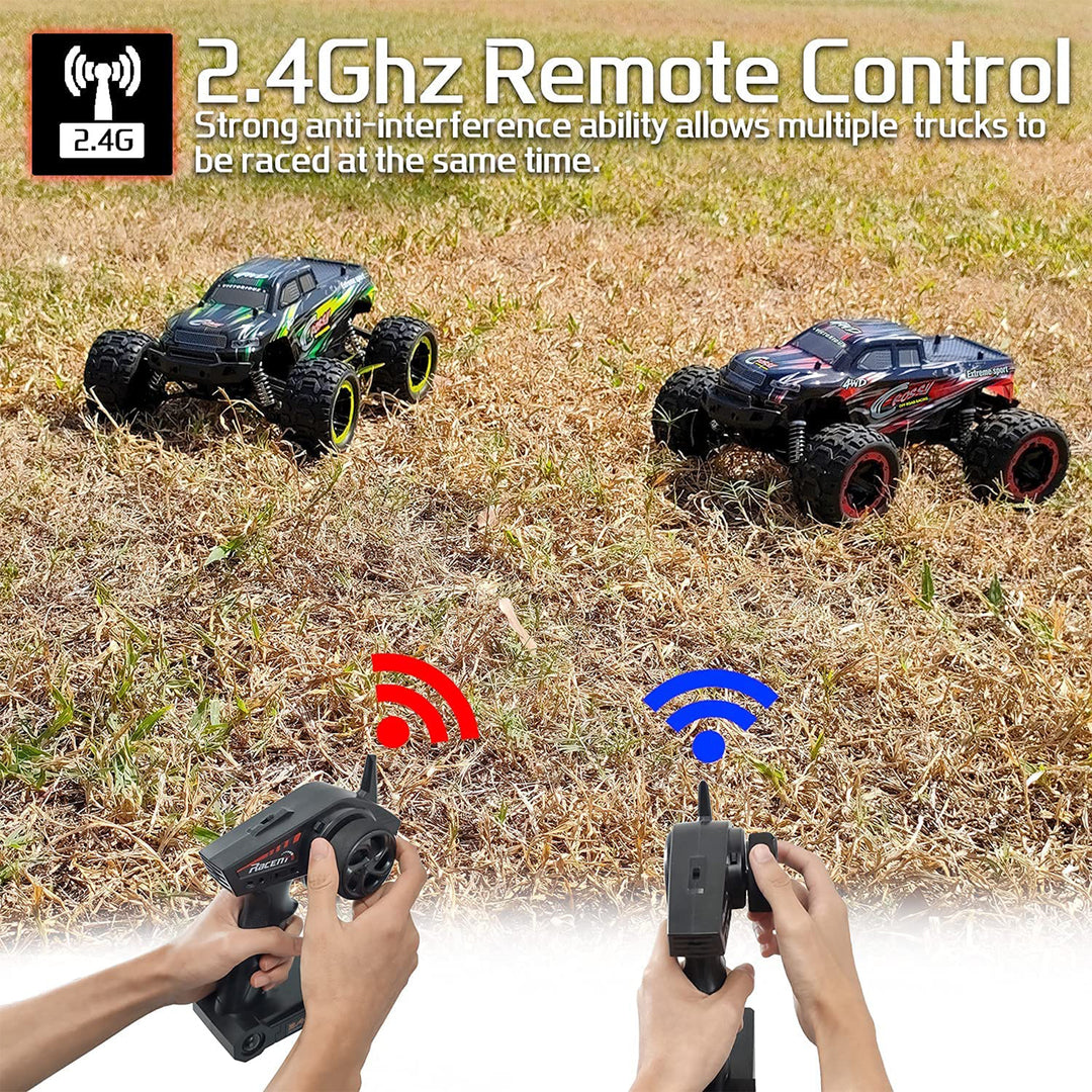 1:16 Ratio Scale Waterproof Remote Control All Terrain Monster Truck (Open Box) - VMInnovations