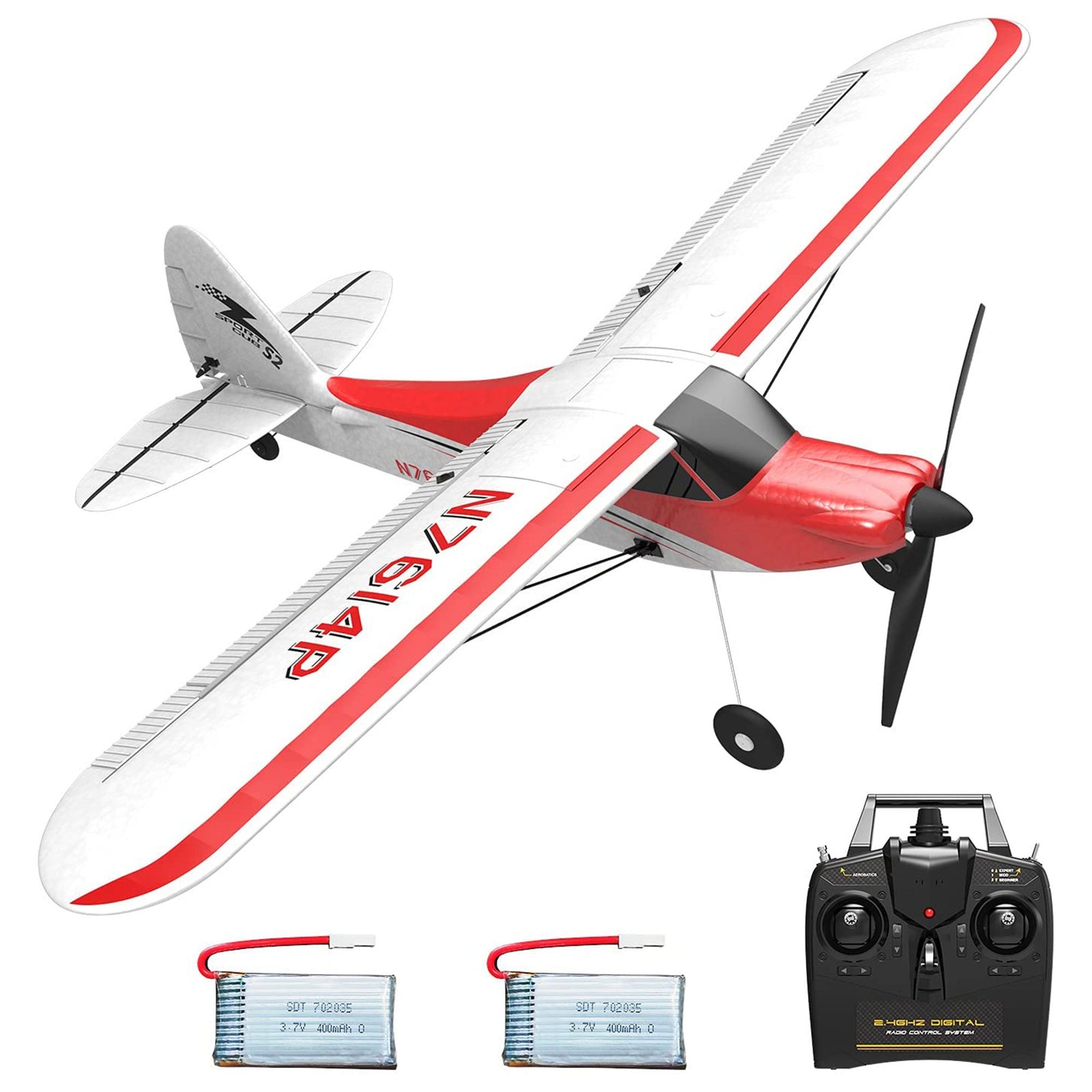 VOLANTEXRC Sport Cub 500 Ready To Fly Remote Control Airplane w/ Gyro Stabilizer - VMInnovations