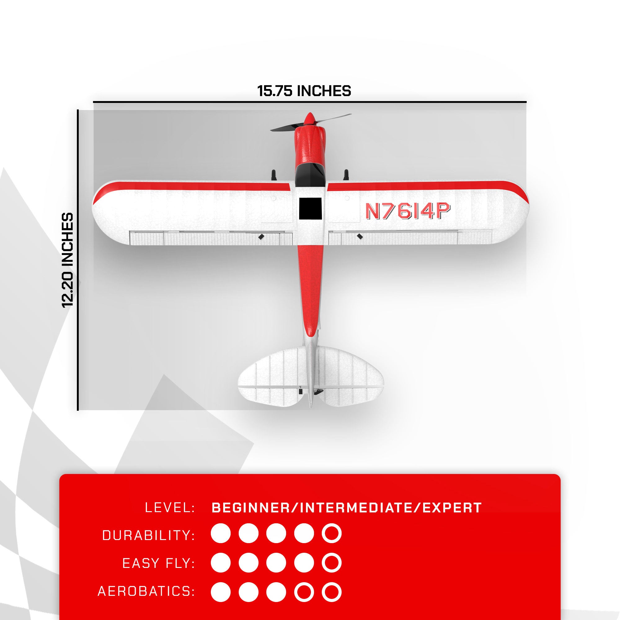 Sport Cub 500 Ready To Fly Remote Control Airplane w/ Stabilizer (For Parts) - VMInnovations