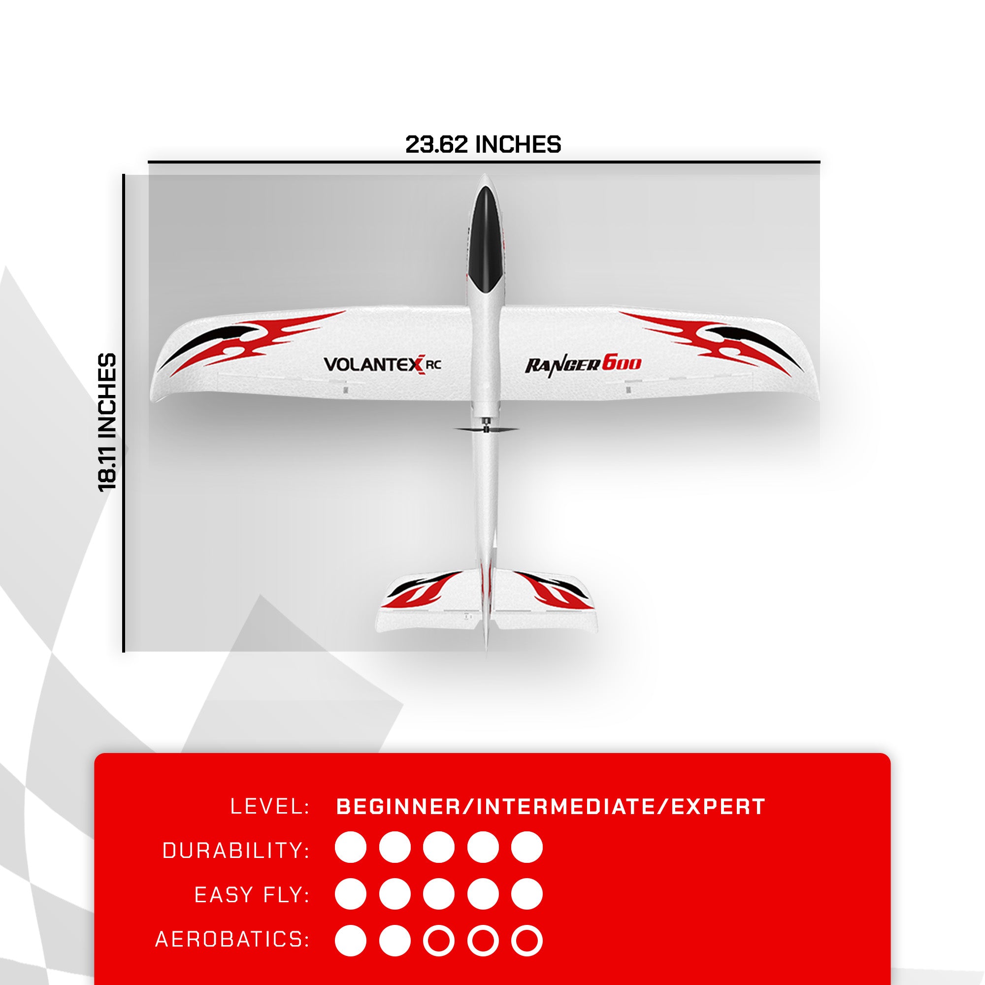 VOLANTEXRC Ready To Fly Remote Control Airplane with Gyro Stabilizer (For Parts) - VMInnovations
