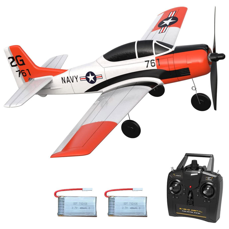 VOLANTEXRC Trojan Ready To Fly Remote Control Airplane w/Gyro Stabilizer (Used)