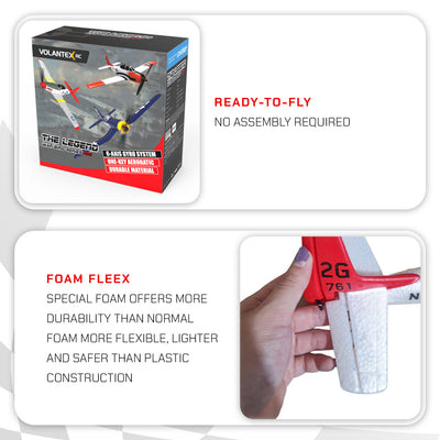 VOLANTEXRC Ready To Fly Remote Control Airplane w/Gyro Stabilizer(Open Box) - VMInnovations