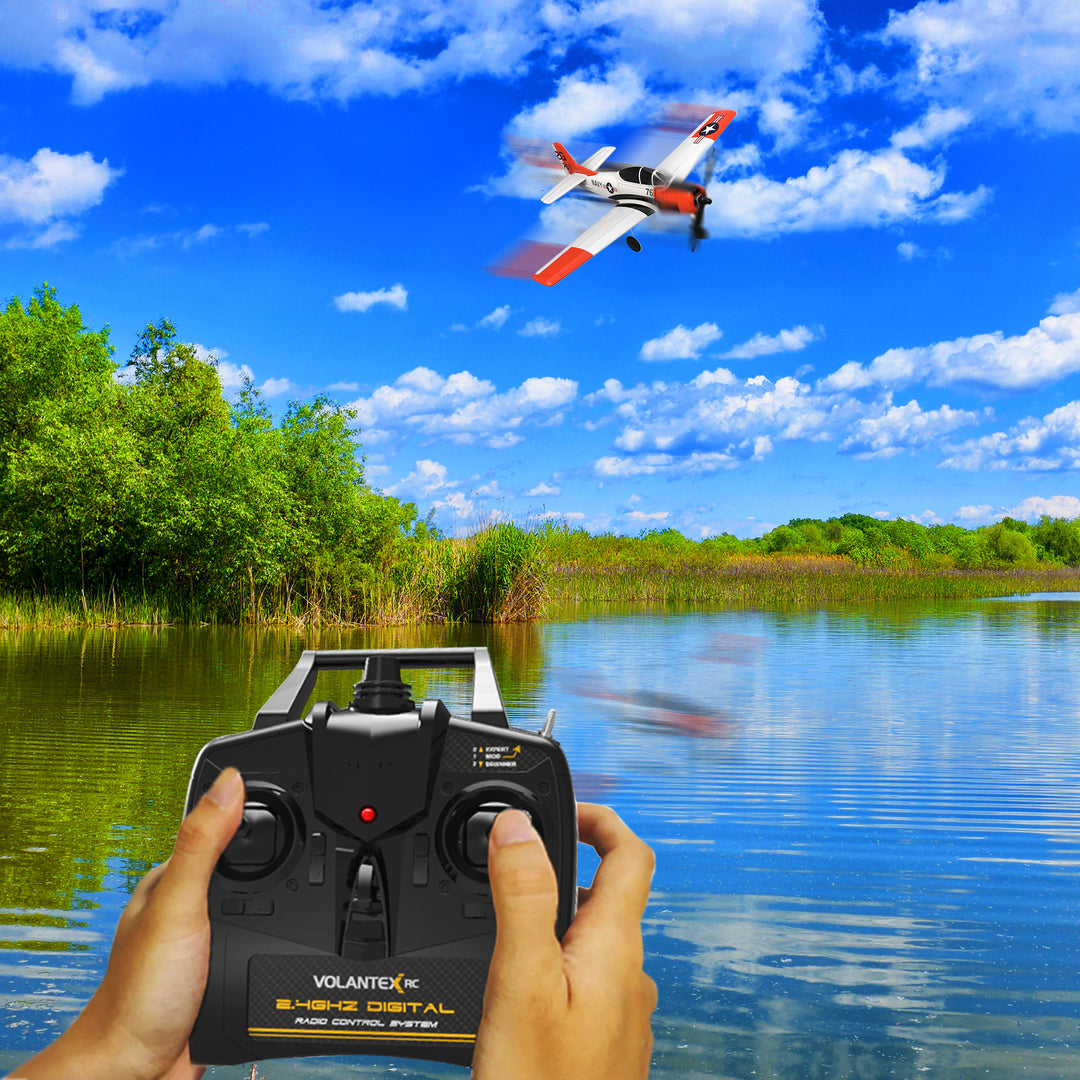 VOLANTEXRC Trojan Ready To Fly Remote Control Airplane w/Gyro Stabilizer (Used) - VMInnovations