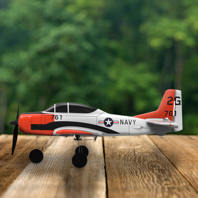 VOLANTEXRC T28 Trojan Ready To Fly Remote Control Airplane with Gyro Stabilizer