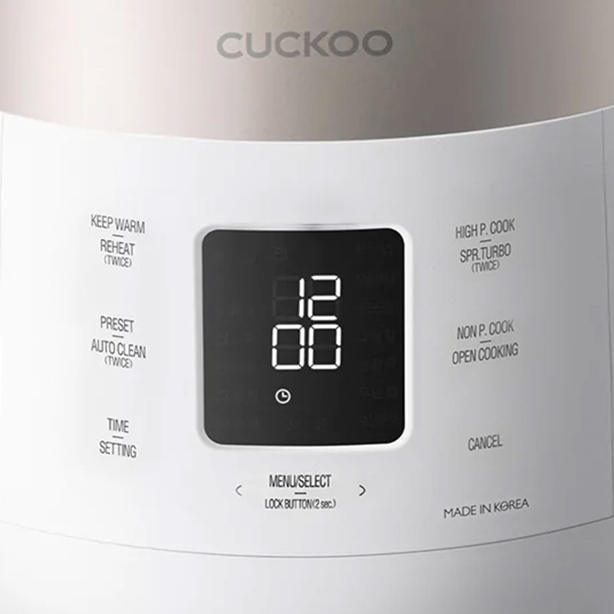 CUCKOO 6 Cup HP Twin Pressure Rice Cooker/Warmer w/Nonstick Pot, White (Used) - VMInnovations