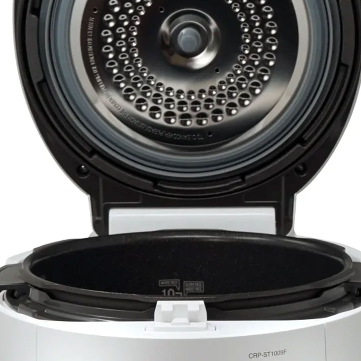 CUCKOO 10 Cup HP Twin Pressure Rice Cooker/Warmer with Nonstick Inner Pot, White