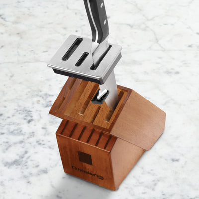 Calphalon 321 12 Piece Kitchen Cutlery Knife Block Set with Built In Sharpener