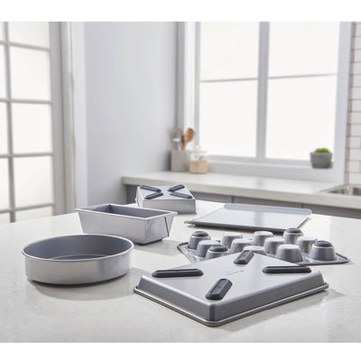 Calphalon 6 Piece Nonstick All Purpose Bakeware Set with Cookie Sheets, Silver - VMInnovations