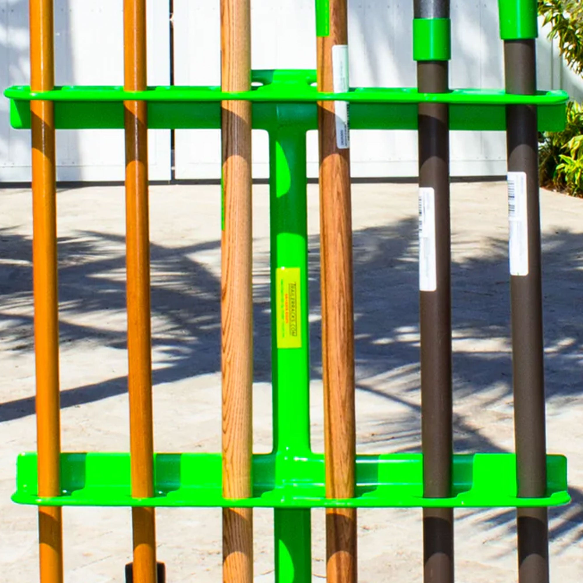 Green Touch Industries Steel Hand Tool Rack for Open Trailers, Green (Open Box) - VMInnovations