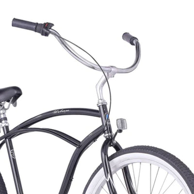 Firmstrong Urban Man 3-Speed Men's 26 Inch Beach Cruiser Riding Bike, Black