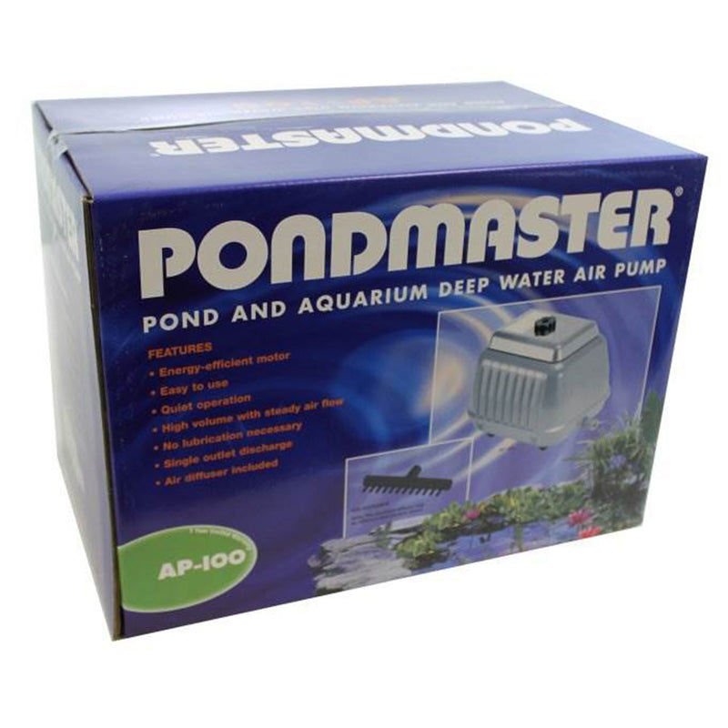 Pondmaster AP 100 Pond Air Pump for 10,000 Gallon Garden Aquarium (Open Box)