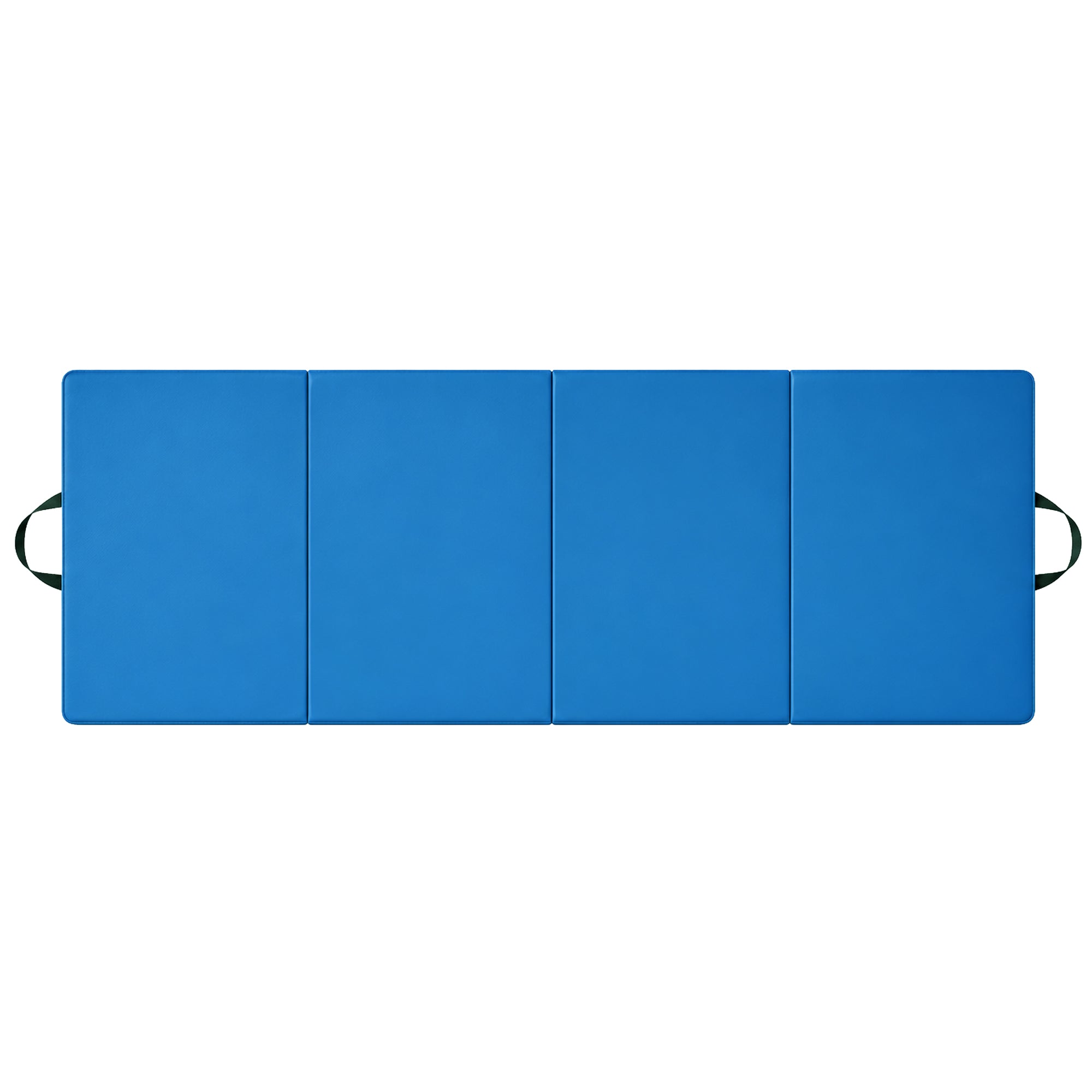 BalanceFrom Fitness 120 x 48" All Purpose Folding Gymnastics Exercise Mat, Blue