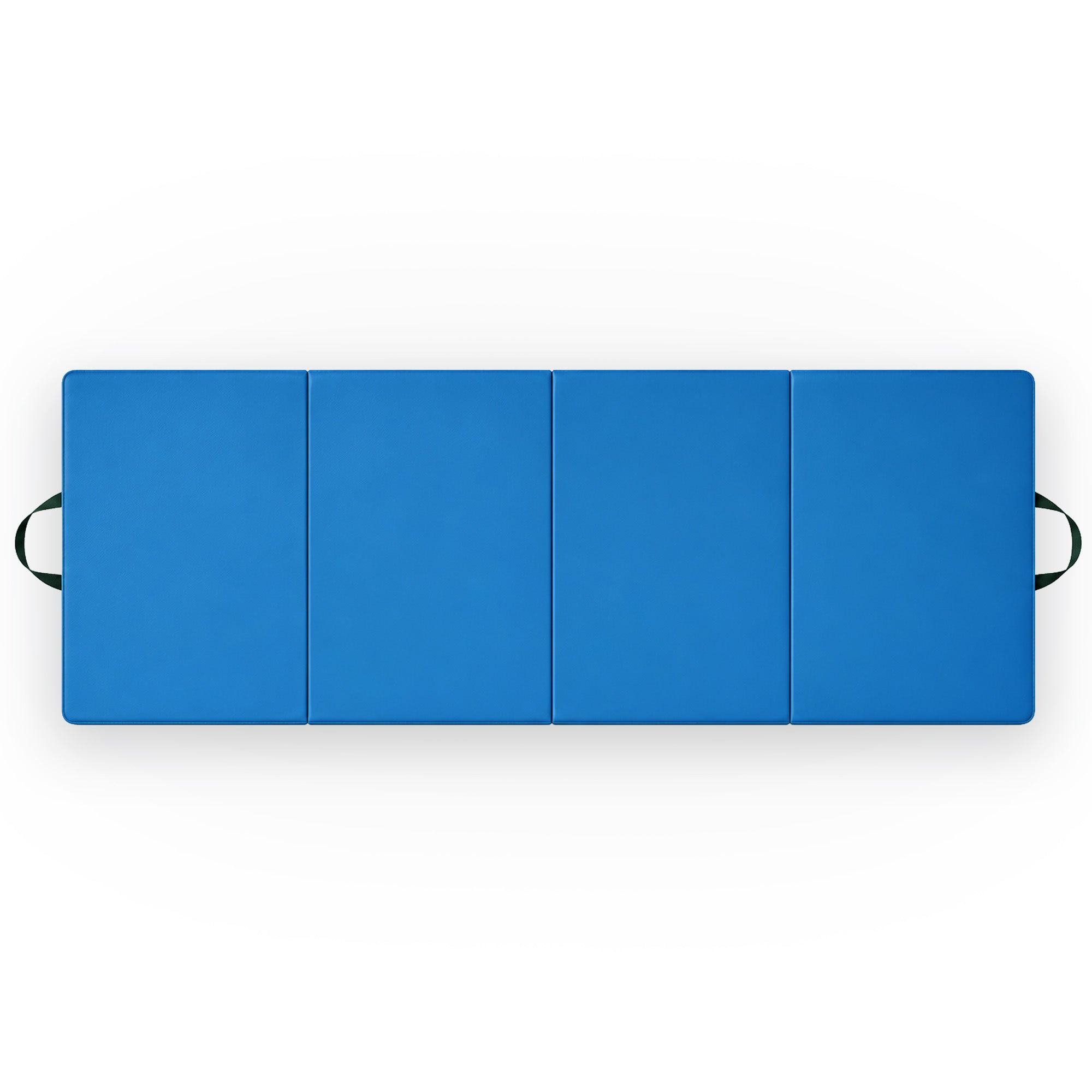 BalanceFrom Fitness 120 x 48" All Purpose Folding Gymnastics Exercise Mat, Blue