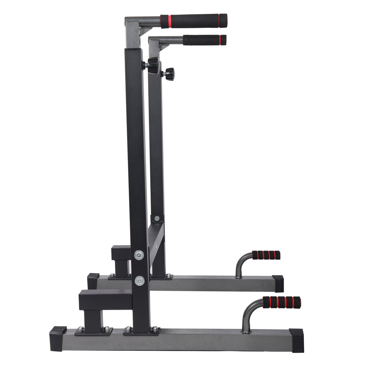 BalanceFrom Multi-Function Home Gym Exercise Dip Stand 500lb Cap Black(Open Box)