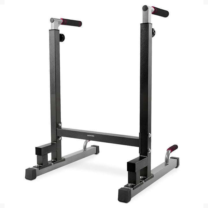 BalanceFrom Multi-Function Home Gym Exercise Dip Stand 500lb Cap Black(Open Box) - VMInnovations