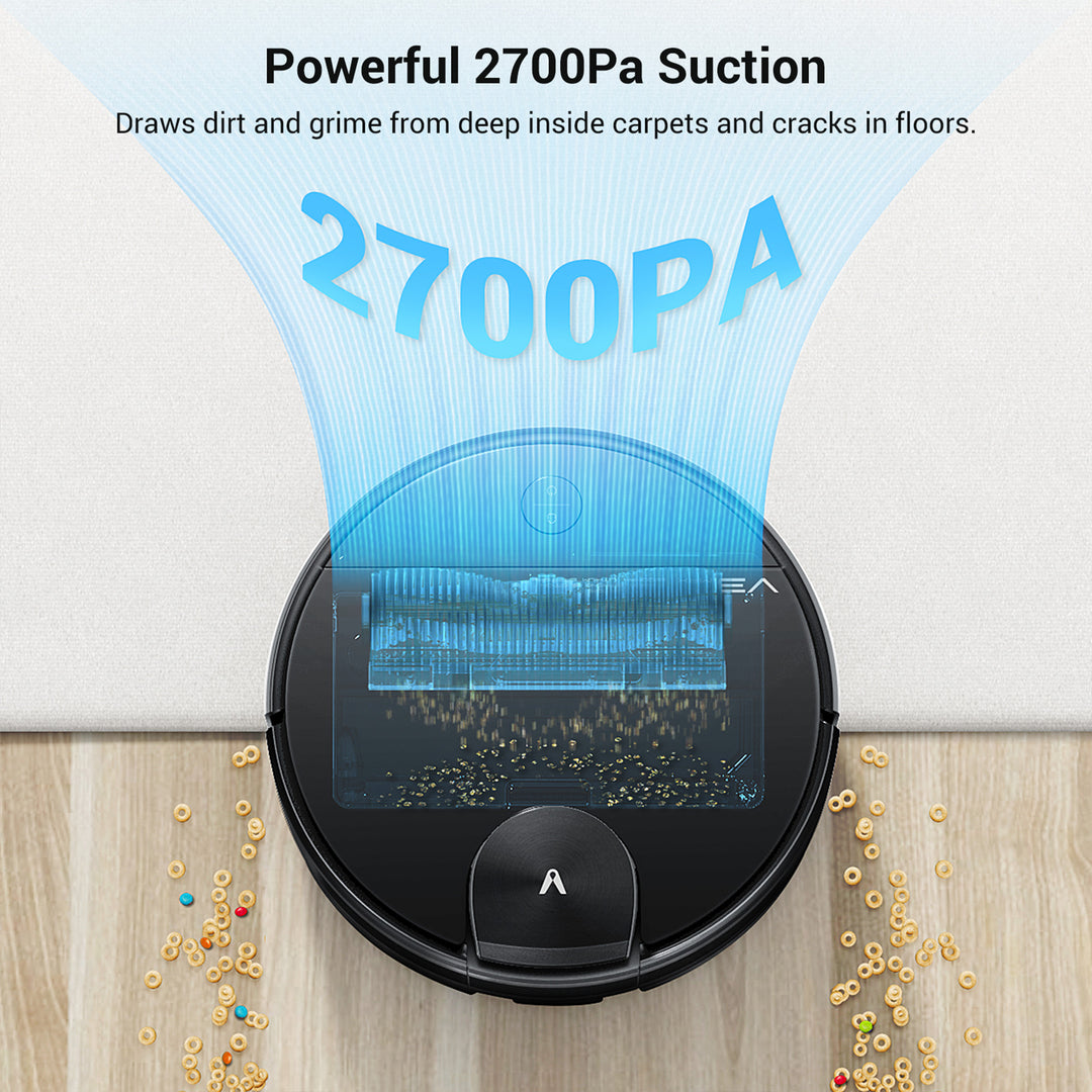 Viomi Smart Robot Vacuum V3 Max Duster & Mop for Multi Floors, Black (For Parts) - VMInnovations