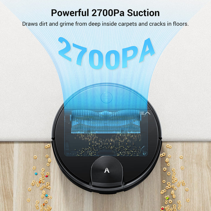 Viomi Smart Robot Vacuum V3 Max Duster & Mop for Multi Floors, Black (For Parts) - VMInnovations